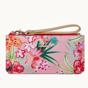 Spartina 449 Flamingo East West wristlet